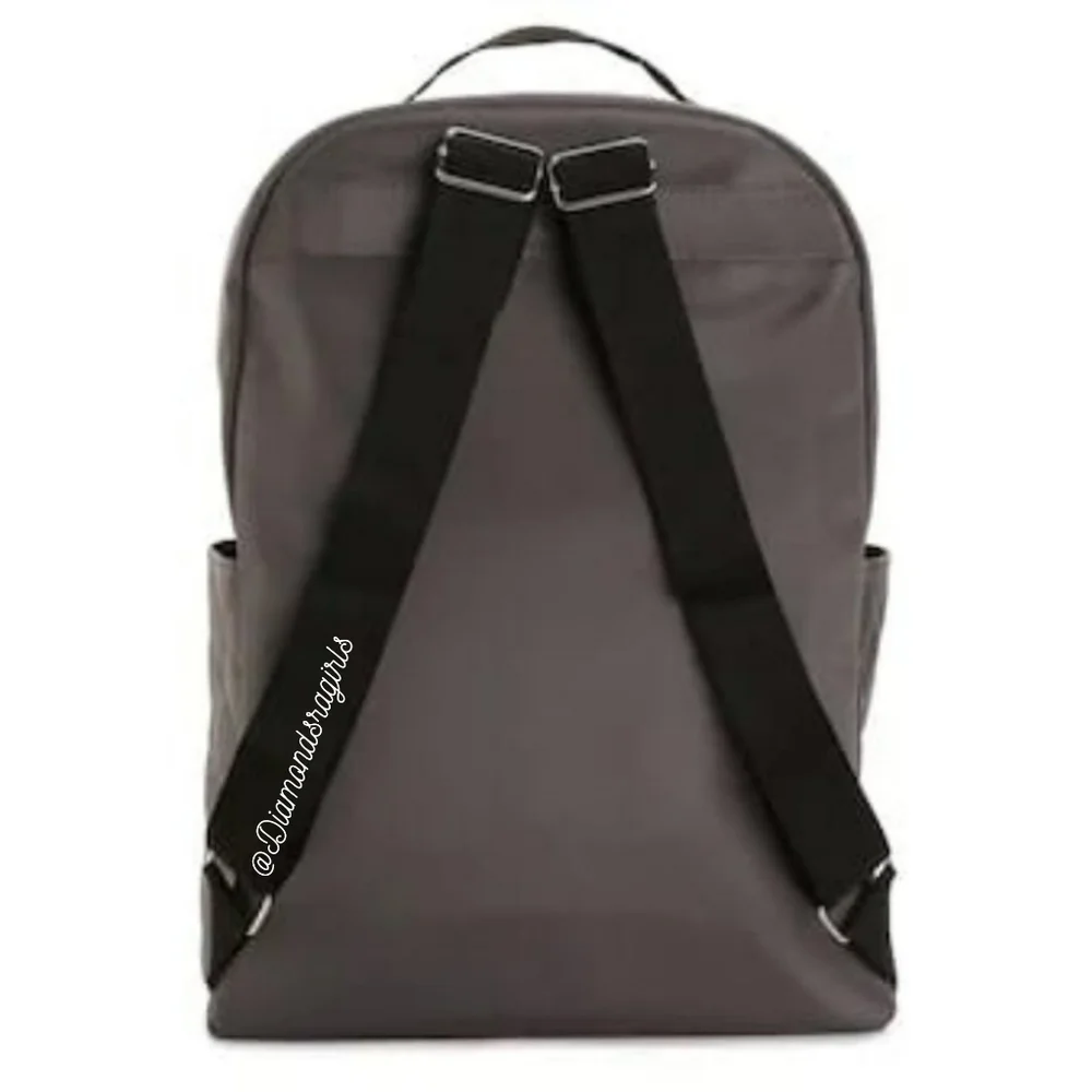 DSW Large Quilted Backpack Gray Black Silver NIP - Picture 2 of 15